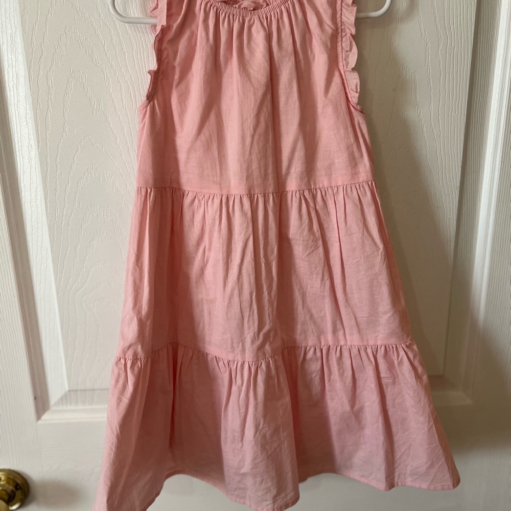 Copper Key Light Pink Tiered Dress